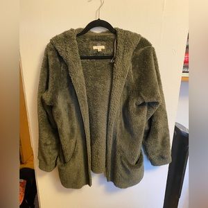 Furry Sherpa Cardigan